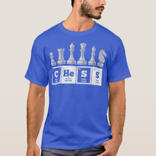 Chess Player Chess Periodic Table T-shirt