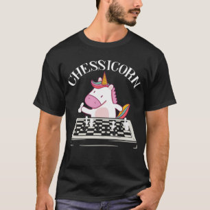 Chess Player Chessicorn Club Team T-shirt