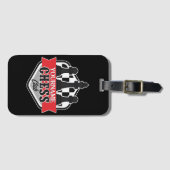 Chess Player Club Checkmate met de persoonlijke na Bagagelabel (Voorkant (horizontaal))