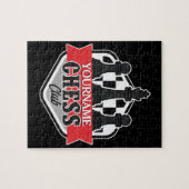 Chess Player Club Checkmate met de persoonlijke na Legpuzzel (Horizontaal)