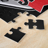 Chess Player Club Checkmate met de persoonlijke na Legpuzzel (Zijkant)