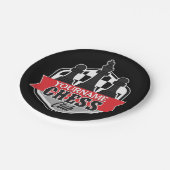 Chess Player Club Checkmate met de persoonlijke na Papieren Bordje (Gekanteld)