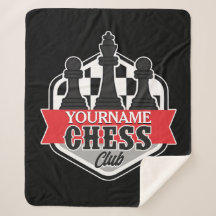 Chess Player Club Checkmate met de persoonlijke na