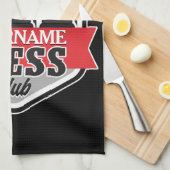 Chess Player Club Checkmate met de persoonlijke na Theedoek (Quarter Fold)