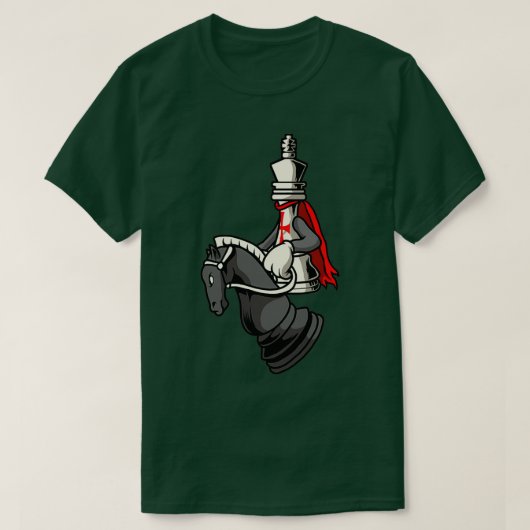 Chess Player Club Chessboard Active TShirt (Design voorkant)