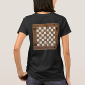 Chess Player controleren T-shirt (Achterkant)