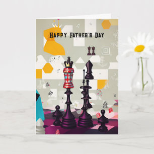 Chess Player Father Brother Friend  Ca Kaart