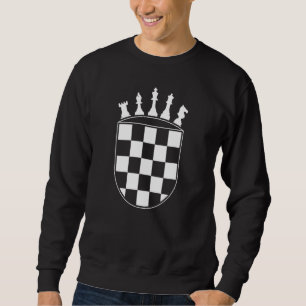 Chess Player for Croats Kroats Flag Chessboard Trui
