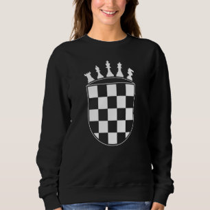 Chess Player for Croats Kroats Flag Chessboard Trui