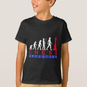 Chess player Game Evolution Funny Gift for Man T-shirt (Voorkant)
