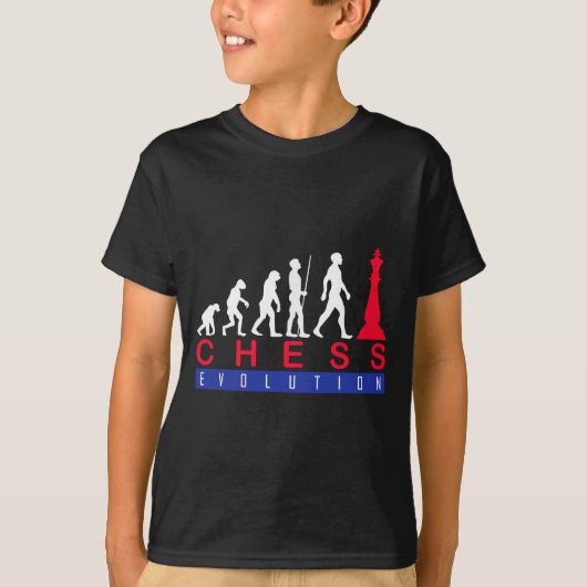 Chess player Game Evolution Funny Gift for Man T-shirt (Voorkant)