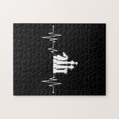 Chess Player Gift Idee (schaafdelen) Legpuzzel (Horizontaal)