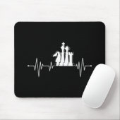 Chess Player Gift Idee (schaafdelen) Muismat (Met muis)