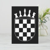 Chess Player Gifts for Croats Bedankkaart (Staand voorkant)