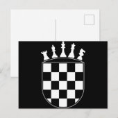Chess Player Gifts for Croats Briefkaart (Voorkant / Achterkant)