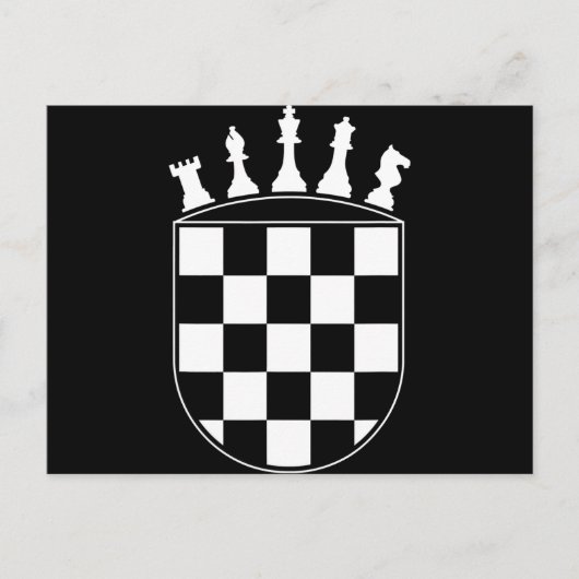 Chess Player Gifts for Croats Briefkaart (Voorkant)