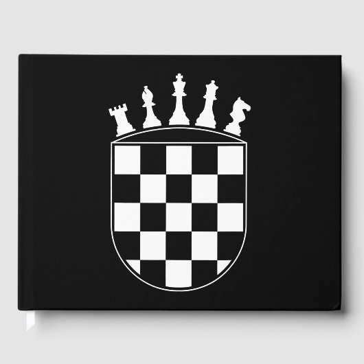 Chess Player Gifts for Croats Gastenboek (Voorkant)