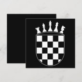 Chess Player Gifts for Croats Kaart (Voorkant / Achterkant)