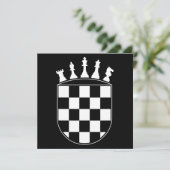 Chess Player Gifts for Croats Kaart (Staand voorkant)