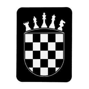 Chess Player Gifts for Croats Magneet
