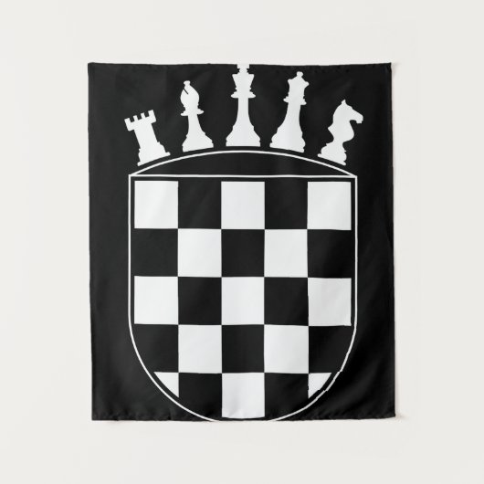 Chess Player Gifts for Croats Wandkleed (Voorkant)