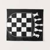Chess Player Gifts for Croats Wandkleed (Voorkant (horizontaal))