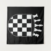 Chess Player Gifts for Croats Wandkleed (Voorkant (horizontaal))