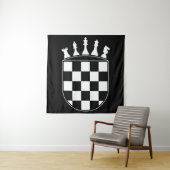 Chess Player Gifts for Croats Wandkleed (In situ)
