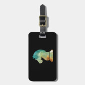 Chess Player Horse Knight Chess Lover Gift Bagagelabel (Voorkant verticaal)