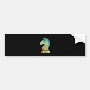 Chess Player Horse Knight Chess Lover Gift Bumpersticker