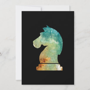 Chess Player Horse Knight Chess Lover Gift Feestdagenkaart
