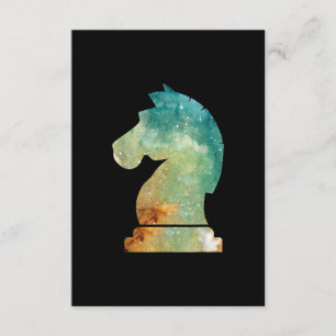 Chess Player Horse Knight Chess Lover Gift Informatiekaartje