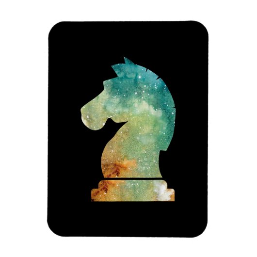 Chess Player Horse Knight Chess Lover Gift Magneet (Verticaal)