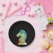 Chess Player Horse Knight Chess Lover Gift Papieren Bordje (Feest)
