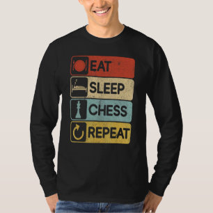 Chess Player Idee voor schaakspel Strategieitem T-shirt