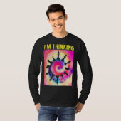 Chess Player, ik denk aan schaakbordspel T-shirt (Voorkant volledig)
