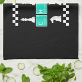 Chess Player Lover Periodic Table Funny Gift Manne Theedoek (Gevouwen)