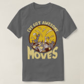 Chess Player Moves T-shirt (Design voorkant)
