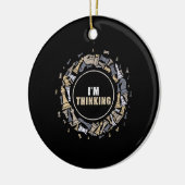 Chess Player Nerd Chess Lover Gift Chess Keramisch Ornament (Links)