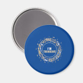 Chess Player Nerd Chess Lover Gift Chess Magneet (Voorkant / Achterkant)