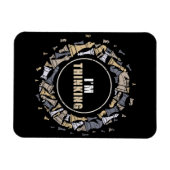 Chess Player Nerd Chess Lover Gift Chess Magneet (Horizontaal)