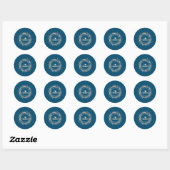 Chess Player Nerd Chess Lover Gift Chess Ronde Sticker (Vel)
