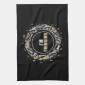 Chess Player Nerd Chess Lover Gift Chess Theedoek (Verticaal)
