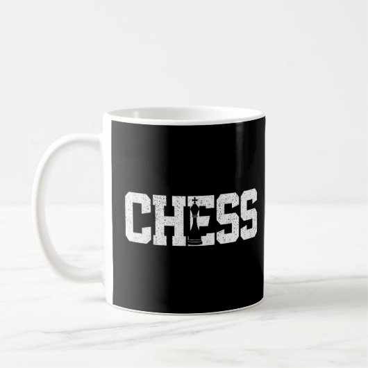 Chess Player Piece Chess Koffiemok (Links)