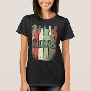 Chess player schaak stukken checkmate schaak 1 t-shirt