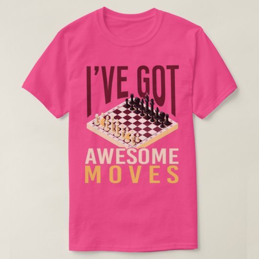 Chess Player Strategy Board Game Chess T-shirt (Design voorkant)