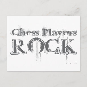 Chess Players Rock Briefkaart