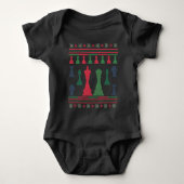 Chess Players Ugly KerstSweater Romper (Voorkant)