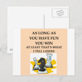 CHESS.png Briefkaart (Voorkant / Achterkant)