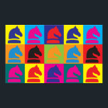 Chess Pop Art Poster<br><div class="desc">Als Chess Pop Art. Als Chess je hobby,  beroep of obsessie is,  show het dan met geweldige Chess t-shirts,  mokken,  stickers en nog veel meer. Het zijn ook geweldige cadeautjes voor andere Chess fans!</div>